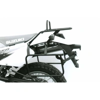 Complete carrier set (side case carrier and tubular luggage rack top case carrier) black for Suzuki DR 650 SE (1996-2000)