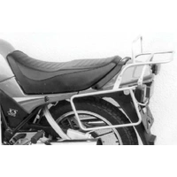 Complete carrier set (side case carrier and tubular luggage rack top case carrier) black for Yamaha XS 400 Dohc Seca (1982-1987)