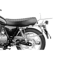 Complete carrier set (side case carrier and tubular luggage rack top case carrier) chrome for Yamaha SR 500 (1978-1998) (please state exact year of ma