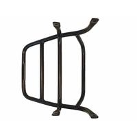 Tubular luggage rack Topcaseträger black for Yamaha XT 500 (1975-1985)