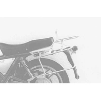 Complete carrier set (side case carrier and tubular luggage rack top case carrier) chrome for Yamaha SRX 600 (1986-1990)