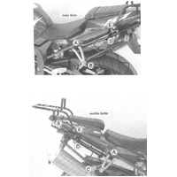 Tubular luggage rack Topcaseträger black for Yamaha YZF-R1 (2002-2004)