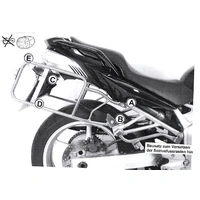Side case carrier fixed black for Yamaha FZ6/Fazer (2004-2006)