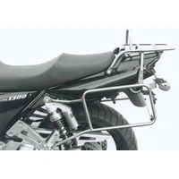 Complete carrier set (side case carrier and tubular luggage rack top case carrier) black for Yamaha XJR 1200/SP/1300 (1994-2003)
