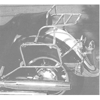 Complete carrier set (side case carrier and tubular luggage rack top case carrier) chrome for Yamaha XVZ 1300 Royal Star (1983-1994)