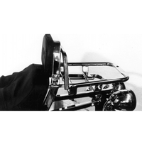 Tubular luggage rack Topcaseträger chrome for Moto Guzzi Nevada 750/Club (1989-1999)