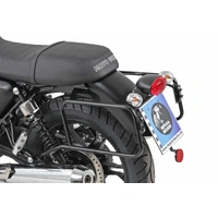 Side case carrier fixed black for Moto Guzzi V 7 Classic/Special (2008-2014)