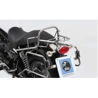 Tubular luggage rack Topcaseträger chrome for Moto Guzzi Nevada 750 Anniversario (2010-2011)