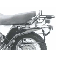 Complete carrier set (side case carrier and tubular luggage rack top case carrier) black for BMW R 65 G/S (1987-1992)/R 80 G/S (1980-1987)