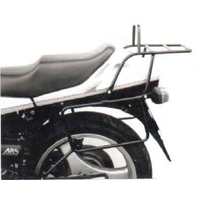 Complete carrier set (side case carrier and tubular luggage rack top case carrier) black for BMW K 100 RT/RS (1990-1992)