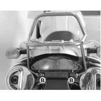 Tubular luggage rack Topcaseträger silver for BMW F 650 GS Dakar (2004-2007)/F 650 GS/G 650 GS (2004-)