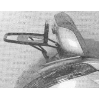 Tubular luggage rack Topcaseträger silver for Aprilia Atlantic 500 (2002-2005)
