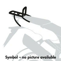 Tubular luggage rack Topcaseträger chrome for Hyosung GV 650 i Aquilia (2006-2011)