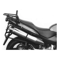 Complete carrier set (side case carrier and tubular luggage rack top case carrier) black for Honda CB 600 F Hornet/S (1998-2002)