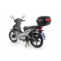 Journey Topcase 40 black incl. model-specific, black carrier in complete set for Honda Wave 110 i