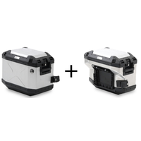 Xplorer Cutout Luggage set Suzuki DL 650 V-Strom to 2011 SILVER