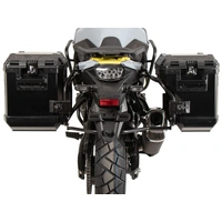 Case carrier set cutout black incl. Xplorer cutout black Case set for Suzuki V-Strom 800 (2024-)