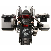 Case carrier set cutout stainless steel incl. Xplorer cutout silver Case set for Yamaha Ténéré 700 World Raid (2022-2024) /World Rally (2023-2024)