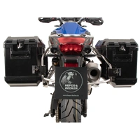 Case carrier set Cutout stainless steel carrier incl. Xplorer Cutout black Case set for BMW F 800 GS (2024-)