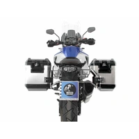 Case carrier set cutout stainless steel incl. Xplorer silver Cutout case set for KTM 1050/1190/ Adventure/R
