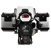 Case carrier set cutout black incl. Xplorer cutout silver Case set for Ducati Desert X (2022-)