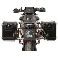 Case carrier set cutout stainless steel incl. Xplorer cutout black Case set 40/37 for KTM 890 SMT (2023-)
