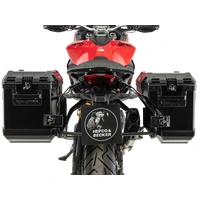 Suitcase carrier set cutout black incl. Xplorer cutout black Suitcase set for Ducati Multistrada V2 / S (2025-)