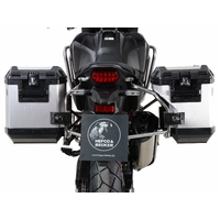 Case carrier set cutout stainless steel incl. Xplorer cutout silver Case set for Honda CRF 1100 L Africa Twin (2019-2021)
