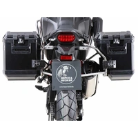 Case carrier set cutout stainless steel incl. Xplorer cutout black Case set for Honda CRF 1100 L Africa Twin (2019-2021)