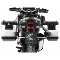 Case carrier set cutout stainless steel incl. Xplorer cutout case set silver for Honda CRF 1100L Africa Twin (2019-2023) / Adventure Sports (2020-2023
