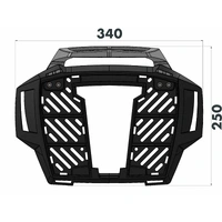 Alurack top case carrier black for BMW F 850 GS Adventure (2019-2023)