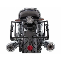 Side case carrier fixed black for Moto Guzzi V7 Special/Stone/Centenario (850 ccm) (2021-2024)