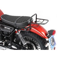 Tubular luggage rack Topcaseträger black for Moto Guzzi V 9 Roamer (short seat)(2016)