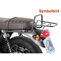 Tubular luggage rack Topcaseträger chrome for Triumph Bonneville T 100/Black (2017-2025)