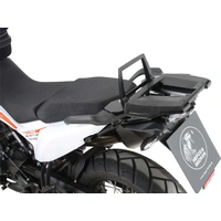 Alurack top case carrier black for combination with original luggage rack for KTM 890 Adventure / R / Rally (2021-2022)