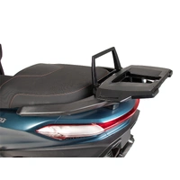 Alurack top case carrier black for combination with original luggage rack black for Piaggio MP3 Exclusive 530 (2022-)
