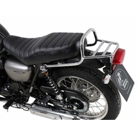 Chrome tubular luggage rack for Kawasaki W 800 Street / Cafe / Standard (2019-2025)