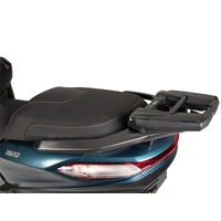 Easyrack top case carrier for combination with original luggage rack black for Piaggio MP3 Exclusive 530 (2022-)