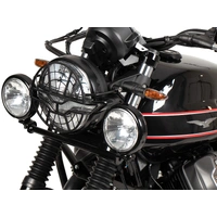 Black lamp guard grille for Moto Guzzi V7 Special/Stone/Centenario (850 cc) (2021-2024)