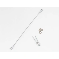 Wire lid holder incl. Rivets for Hepco&Becker sidecases/topcases Journey 30/40/42/50/52/Orbit/Junior Topcase 40/55