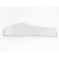 Painted panel silver for Hepco&Becker Junior sidecases 30 or 40 left side
