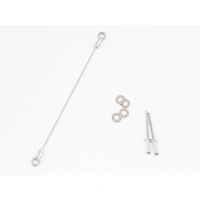 Lid holder wire incl. Rivets for Hepco&Becker Gobi Topcase and sidecase