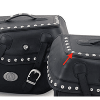 Decorative rivets for Hepco&Becker leather bags Buffalo Custom and Ivory