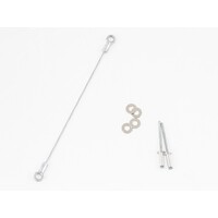 LID HOLDER WIRE INCL. RIVETS FOR HEPCO&BECKER GOBI TOPCASE AND SIDECASE