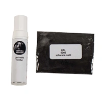 Paint repair set black matt