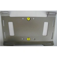 Luggage rack extension silver for BMW R 1150 GS Adventure (2001-2005)