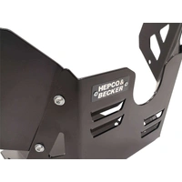 Black engine protection plate for original engine guard for Suzuki V-Strom 1050 XT (2020-2022)