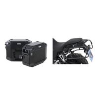 Honda CB500X Sidecarrier and Xplorer Black Luggage Package Deal