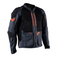 Leatt 4.5 ADV FlowTour Jacket (Short) - Iron / Grey (S/US38/EU48)