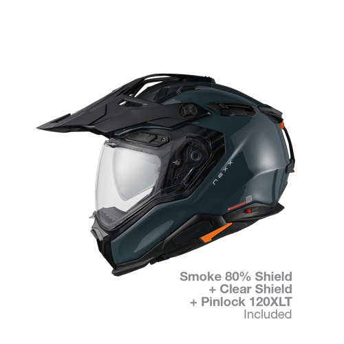 NEXX X.WED3 WILD PRO ADVENTURE HELMET WILD BLUE CARBON